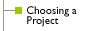 Choosing a Project